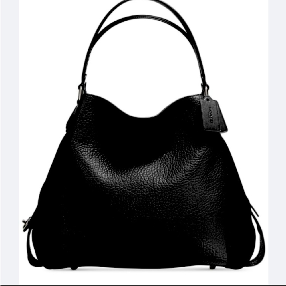 Coach Edie Mixed Leather Bag